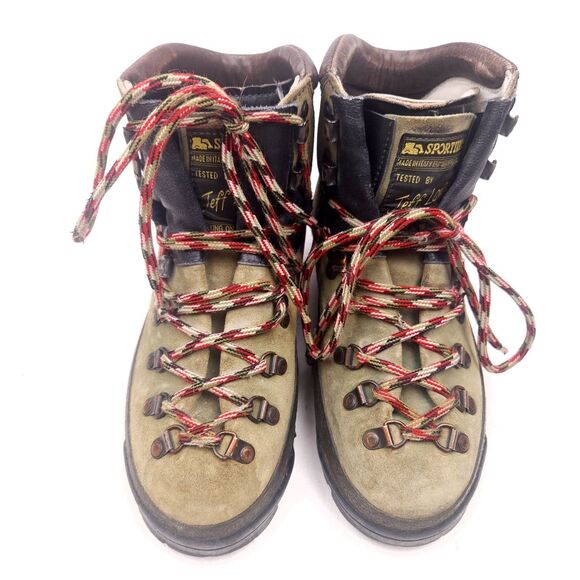 La Sportiva Jeff Lowe Italy Mountaineer Leather Hiking Boots Size 38 US Men\'s 6